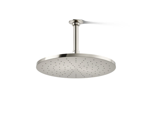 KOHLER K-13690-SN Contemporary Round 12" single-function rainhead, 2.5 gpm - Vibrant Polished Nickel