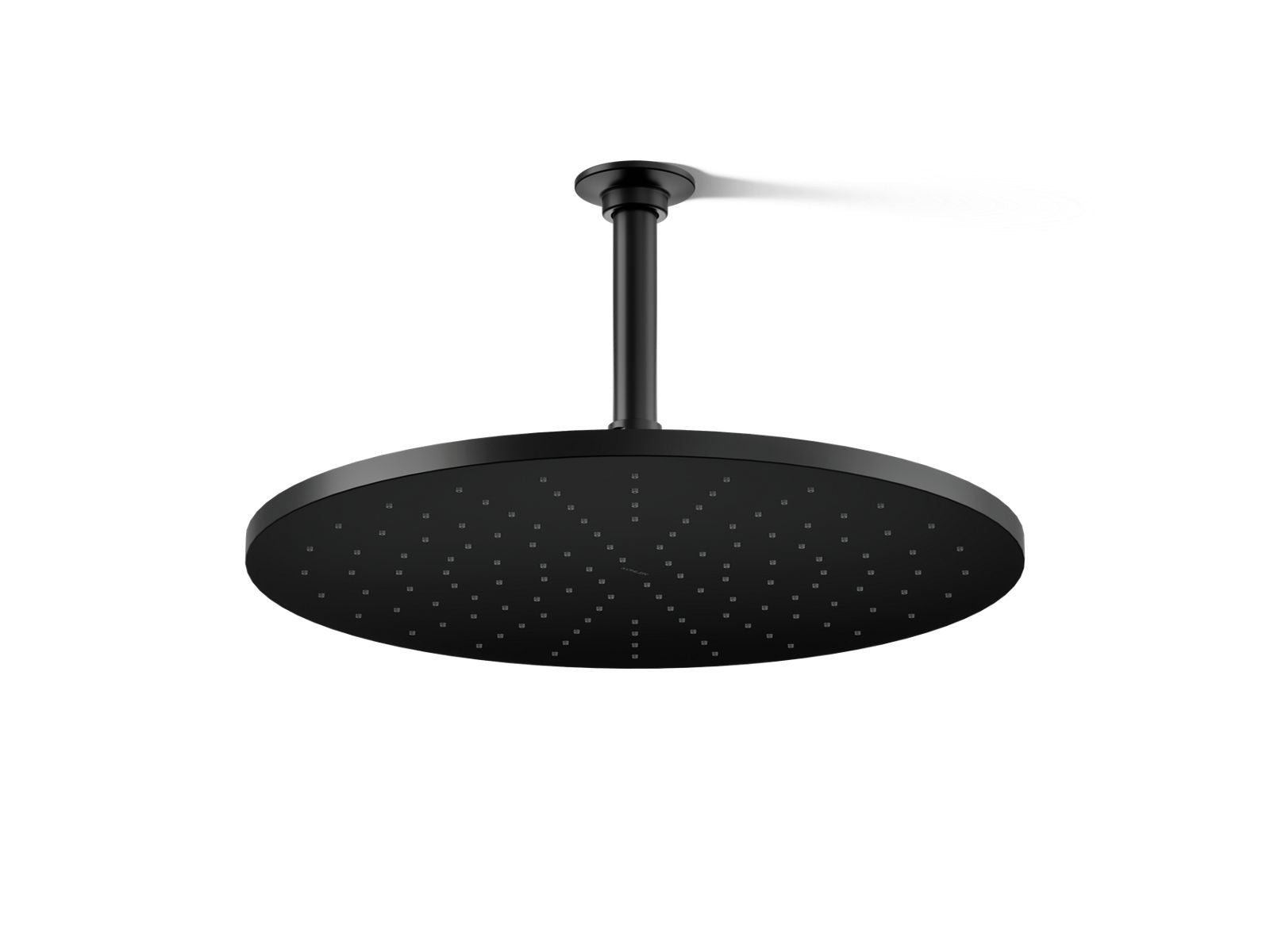 KOHLER K-13691-BL Contemporary Round 14” Single-Function Rainhead, 2.5 Gpm - Matte Black