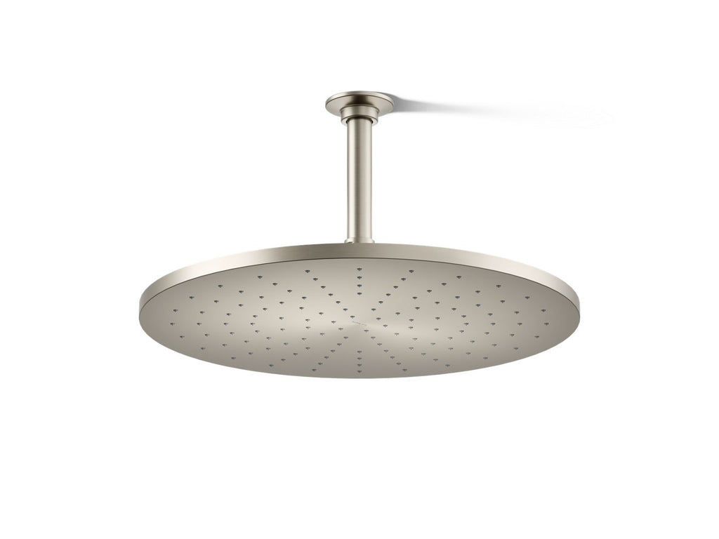 KOHLER K-13691-BN Contemporary Round 14” Single-Function Rainhead, 2.5 Gpm - Vibrant Brushed Nickel