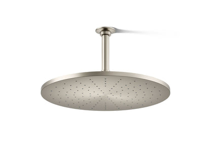 KOHLER K-13691-BN Contemporary Round 14” single-function rainhead, 2.5 gpm - Vibrant Brushed Nickel