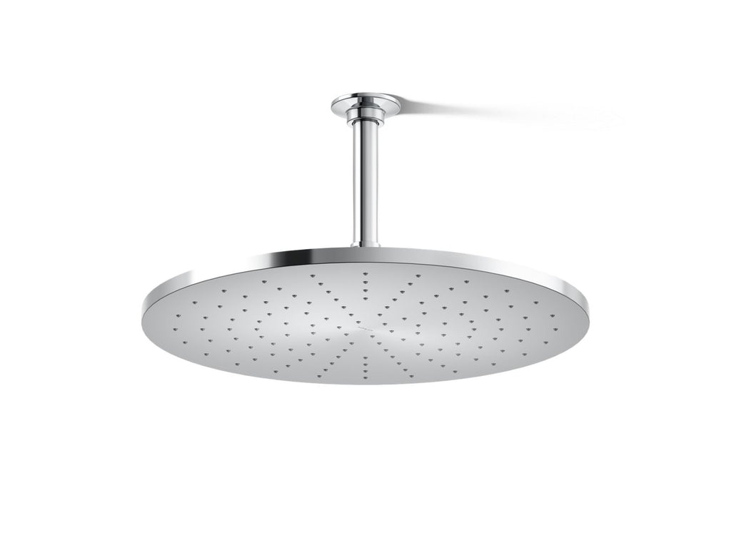 KOHLER K-13691-CP Contemporary Round 14” Single-Function Rainhead, 2.5 Gpm - Polished Chrome