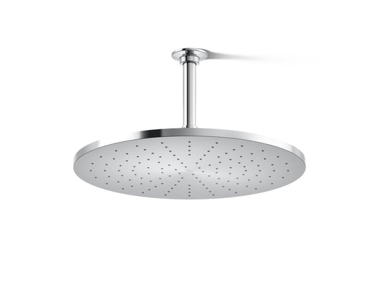 KOHLER K-13691-CP Contemporary Round 14” single-function rainhead, 2.5 gpm - Polished Chrome