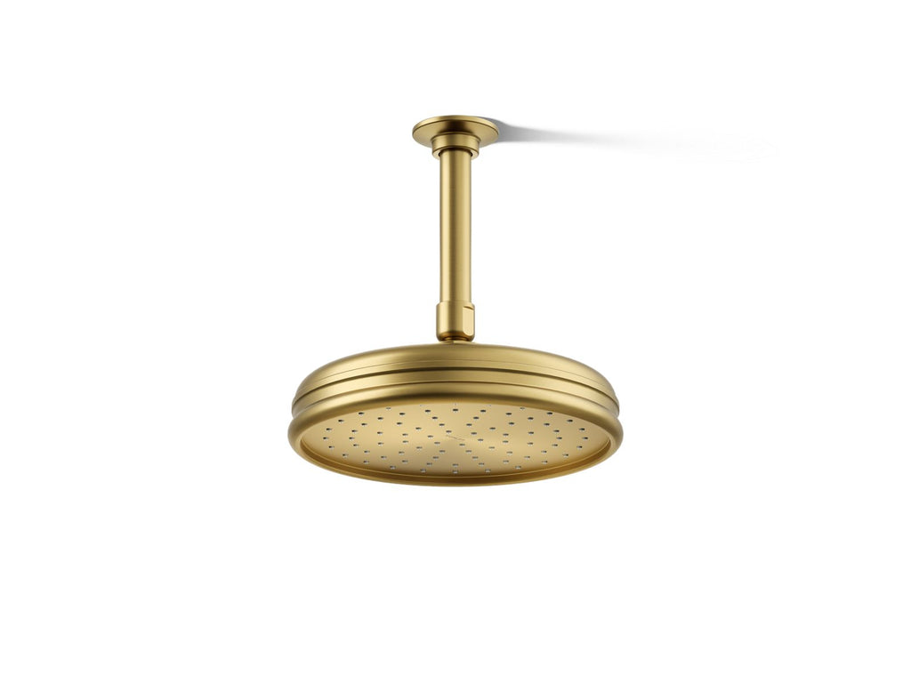 KOHLER K-13692-G-2MB 8" Rainhead, 1.75 Gpm - Vibrant Brushed Moderne Brass