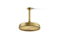 KOHLER K-13692-G-2MB 8" Rainhead, 1.75 Gpm - Vibrant Brushed Moderne Brass