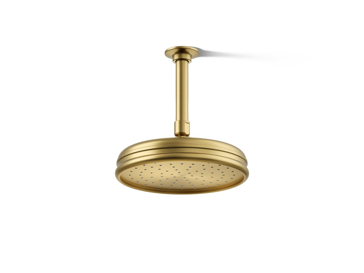 KOHLER K-13692-G-2MB 8" Rainhead, 1.75 Gpm - Vibrant Brushed Moderne Brass