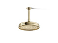 KOHLER K-13692-AF 8" Single-Function Rainhead, 2.5 Gpm - Vibrant French Gold