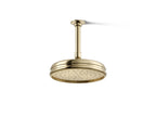 KOHLER K-13692-AF 8" Single-Function Rainhead, 2.5 Gpm - Vibrant French Gold
