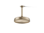 KOHLER K-13692-BV 8" Single-Function Rainhead, 2.5 Gpm - Vibrant Brushed Bronze