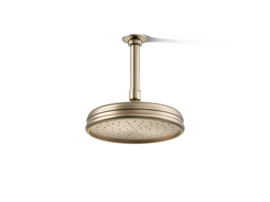 KOHLER K-13692-G-BV 8" rainhead, 1.75 gpm - Vibrant Brushed Bronze