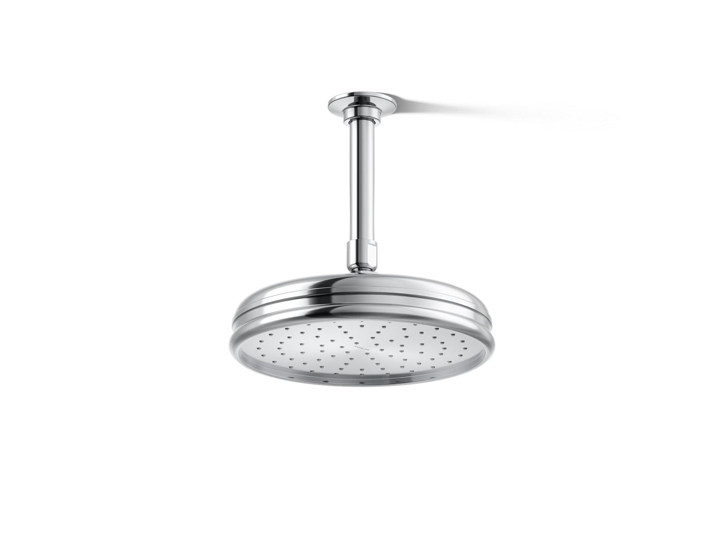 KOHLER K-13692-CP 8" single-function rainhead, 2.5 gpm - Polished Chrome