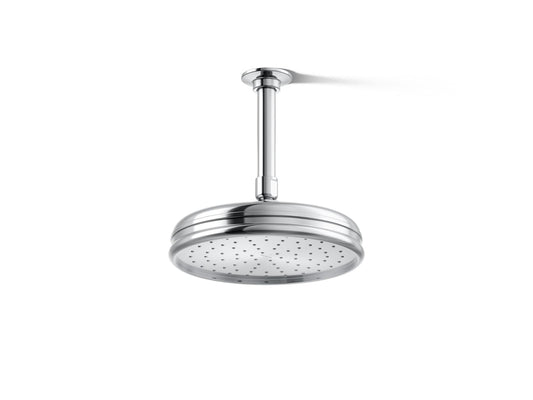 KOHLER K-13692-CP 8" single-function rainhead, 2.5 gpm - Polished Chrome