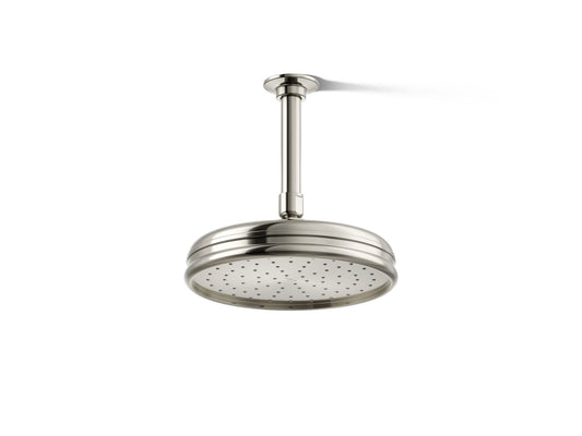 KOHLER K-13692-SN 8" single-function rainhead, 2.5 gpm - Vibrant Polished Nickel