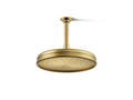 KOHLER K-13693-G-2MB Traditional 10" Single-Function Rainhead, 1.75 Gpm - Vibrant Brushed Moderne Brass