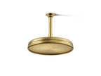 KOHLER K-13693-G-2MB Traditional 10" Single-Function Rainhead, 1.75 Gpm - Vibrant Brushed Moderne Brass