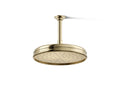 KOHLER K-13693-AF Traditional 10" Single-Function Rainhead, 2.5 Gpm - Vibrant French Gold