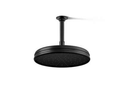 KOHLER K-13693-G-BL Traditional 10" single-function rainhead, 1.75 gpm - Matte Black