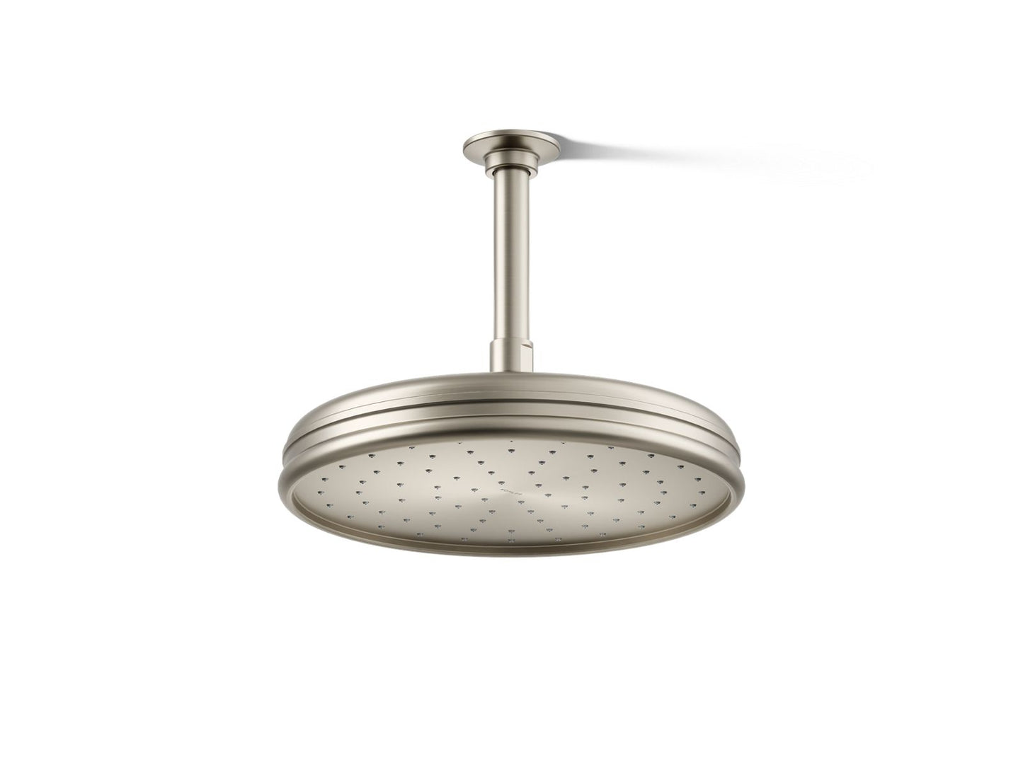 KOHLER K-13693-G-BN Traditional 10" single-function rainhead, 1.75 gpm - Vibrant Brushed Nickel