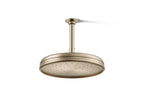 KOHLER K-13693-BV Traditional 10" Single-Function Rainhead, 2.5 Gpm - Vibrant Brushed Bronze