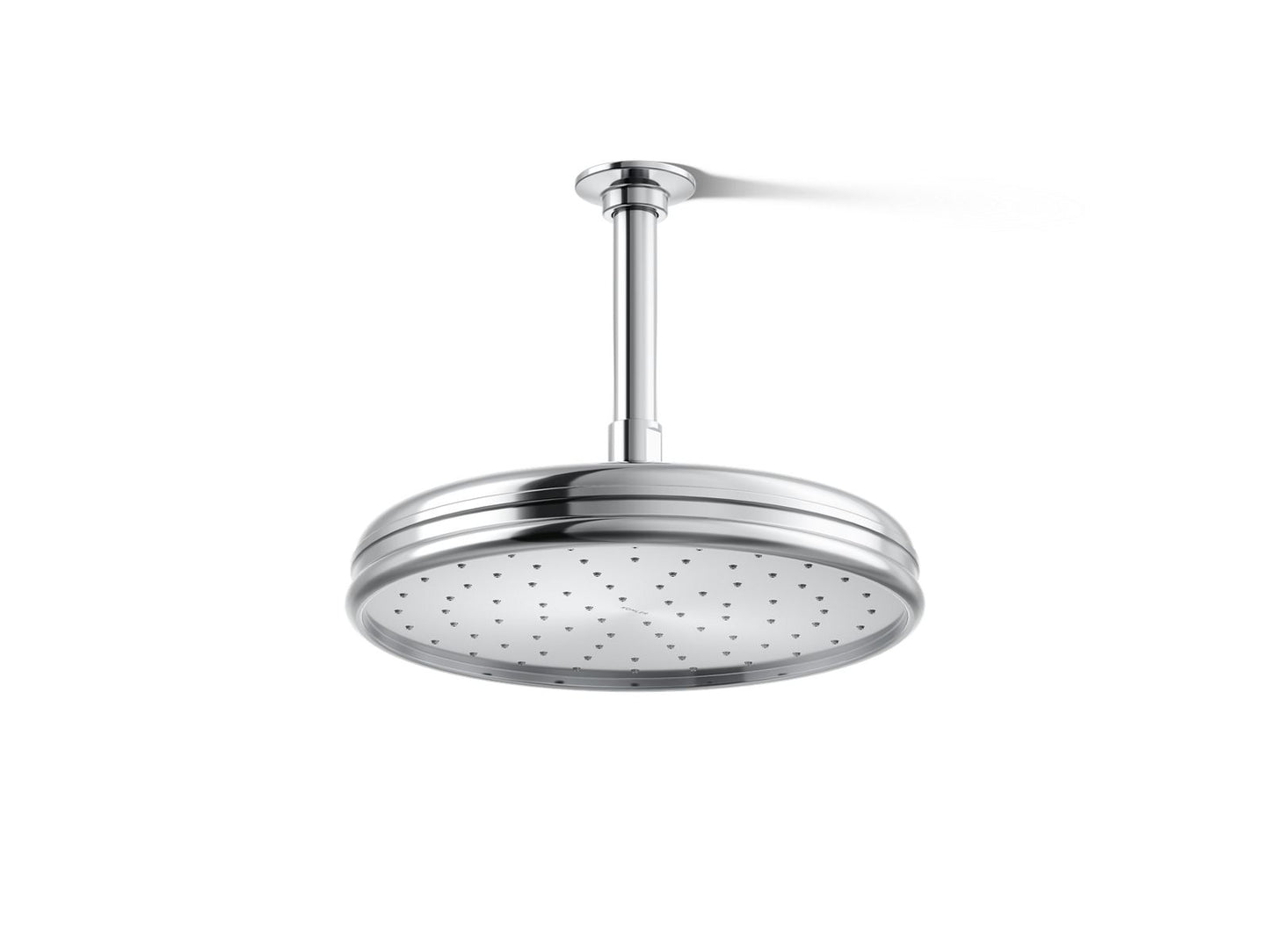 KOHLER K-13693-CP Traditional 10" single-function rainhead, 2.5 gpm - Polished Chrome