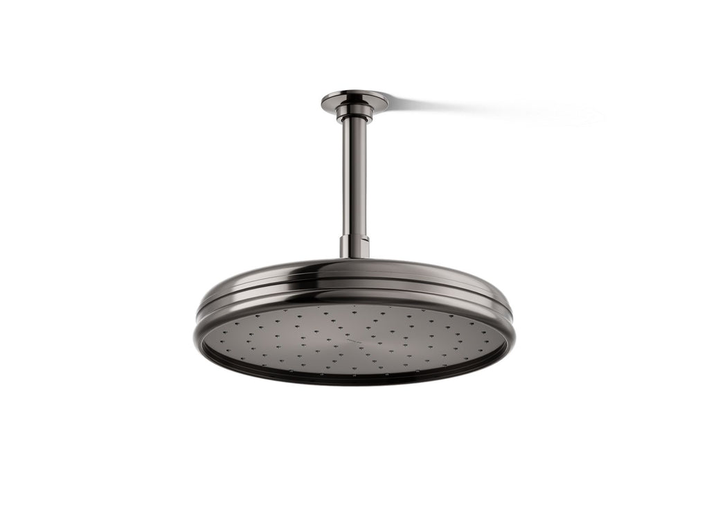 KOHLER K-13693-G-TT Traditional 10" Single-Function Rainhead, 1.75 Gpm - Vibrant Titanium