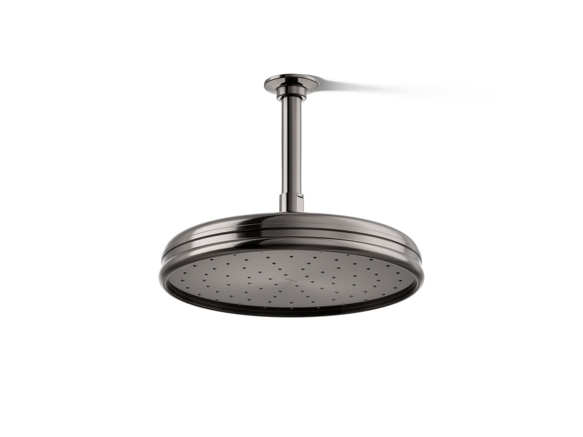 KOHLER K-13693-G-TT Traditional 10" Single-Function Rainhead, 1.75 Gpm - Vibrant Titanium