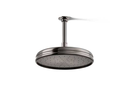 KOHLER K-13693-TT Traditional 10" single-function rainhead, 2.5 gpm - Vibrant Titanium