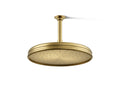 KOHLER K-13694-2MB Traditional 12" Single-Function Rainhead, 2.5 Gpm - Vibrant Brushed Moderne Brass