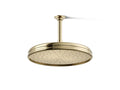 KOHLER K-13694-AF Traditional 12" Single-Function Rainhead, 2.5 Gpm - Vibrant French Gold