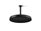 KOHLER K-13694-BL Traditional 12" Single-Function Rainhead, 2.5 Gpm - Matte Black
