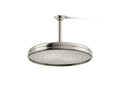 KOHLER K-13694-SN Traditional 12" Single-Function Rainhead, 2.5 Gpm - Vibrant Polished Nickel