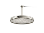 KOHLER K-13694-SN Traditional 12" Single-Function Rainhead, 2.5 Gpm - Vibrant Polished Nickel