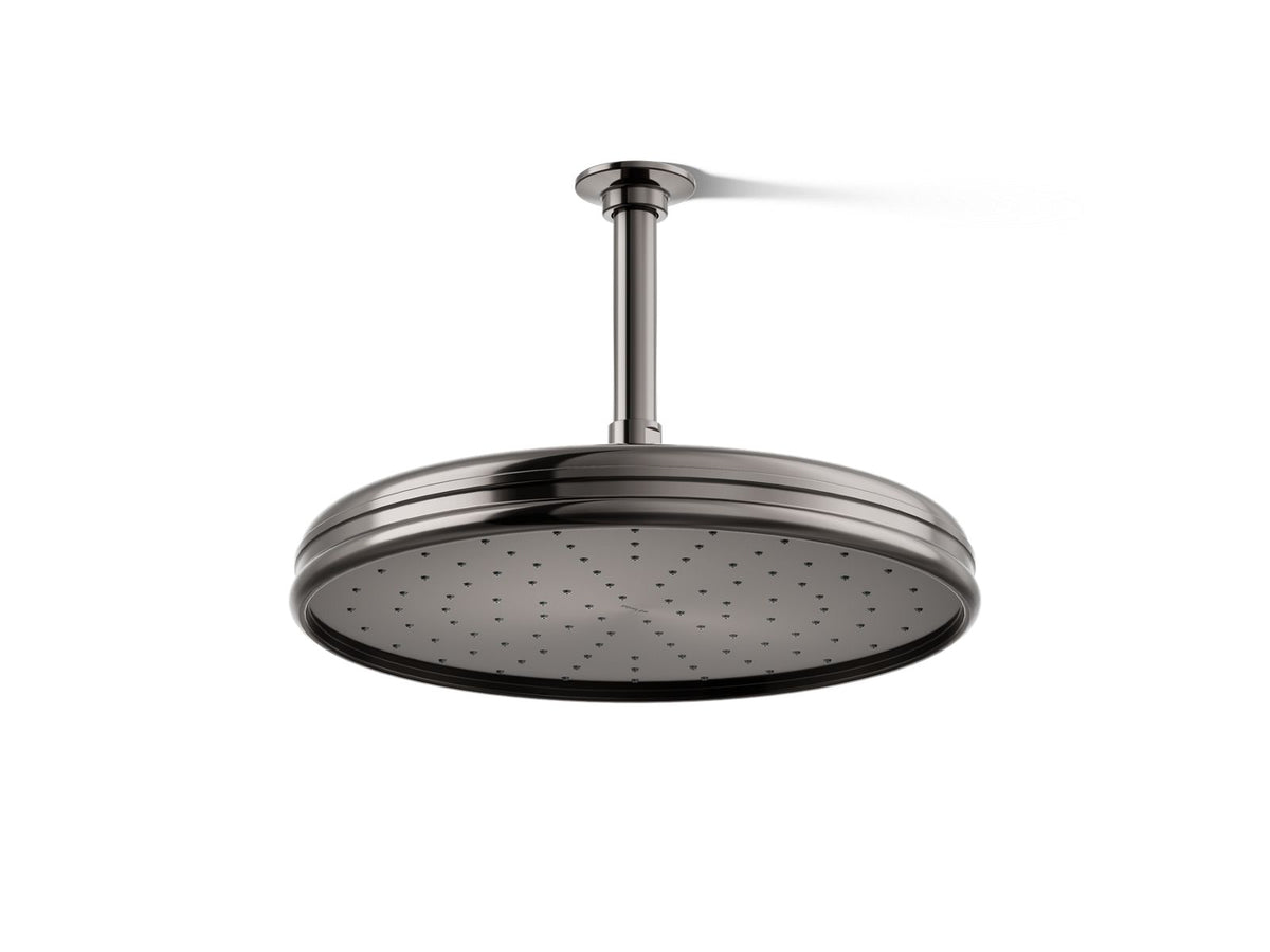 KOHLER K-13694-TT Traditional 12" Single-Function Rainhead, 2.5 Gpm - Vibrant Titanium