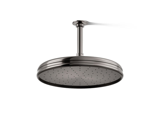 KOHLER K-13694-TT Traditional 12" single-function rainhead, 2.5 gpm - Vibrant Titanium