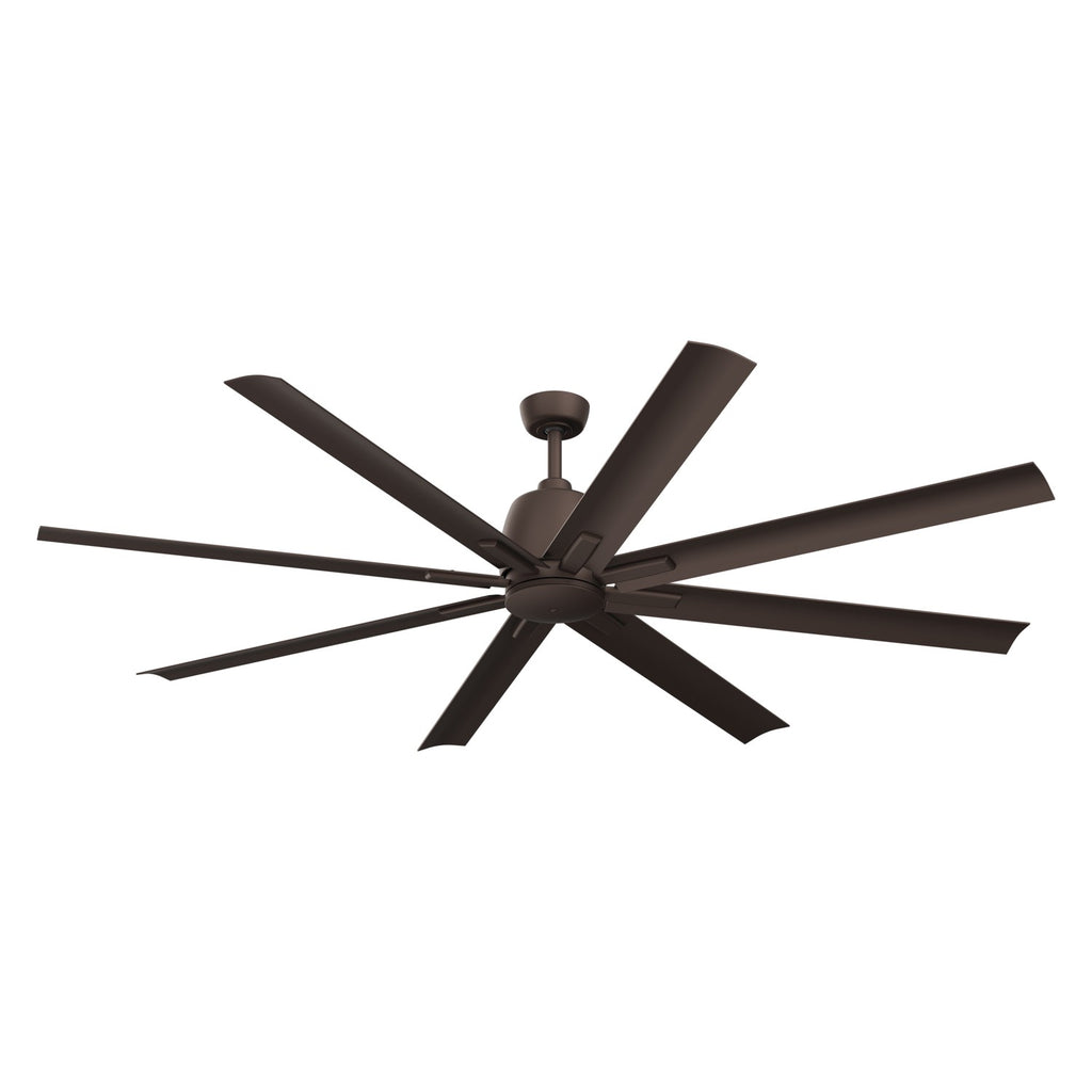 KICHLER 310275SNB 75 Inch Breda 8 Blade Ceiling Fan In Satin Natural Bronze With Satin Natural Bronze Blades