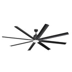 KICHLER 310285NI 84 Inch Breda 8 Blade Ceiling Fan In Brushed Nickel With Brushed Nickel Blades