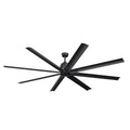 KICHLER 310285SBK 84 Inch Breda 8 Blade Ceiling Fan In Satin Black With Satin Black Blades