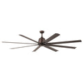 KICHLER 310285SNB 84 Inch Breda 8 Blade Ceiling Fan In Satin Natural Bronze With Satin Natural Bronze Blades