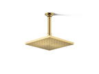 KOHLER K-13695-2MB Contemporary Square 8" Single-Function Rainhead, 2.5 Gpm - Vibrant Brushed Moderne Brass