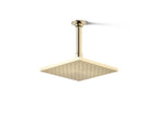 KOHLER K-13695-G-AF Contemporary Square 8" Single-Function Rainhead, 1.75 Gpm - Vibrant French Gold
