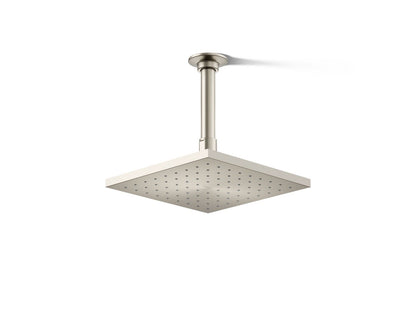 KOHLER K-13695-G-BN Contemporary Square 8" single-function rainhead, 1.75 gpm - Vibrant Brushed Nickel