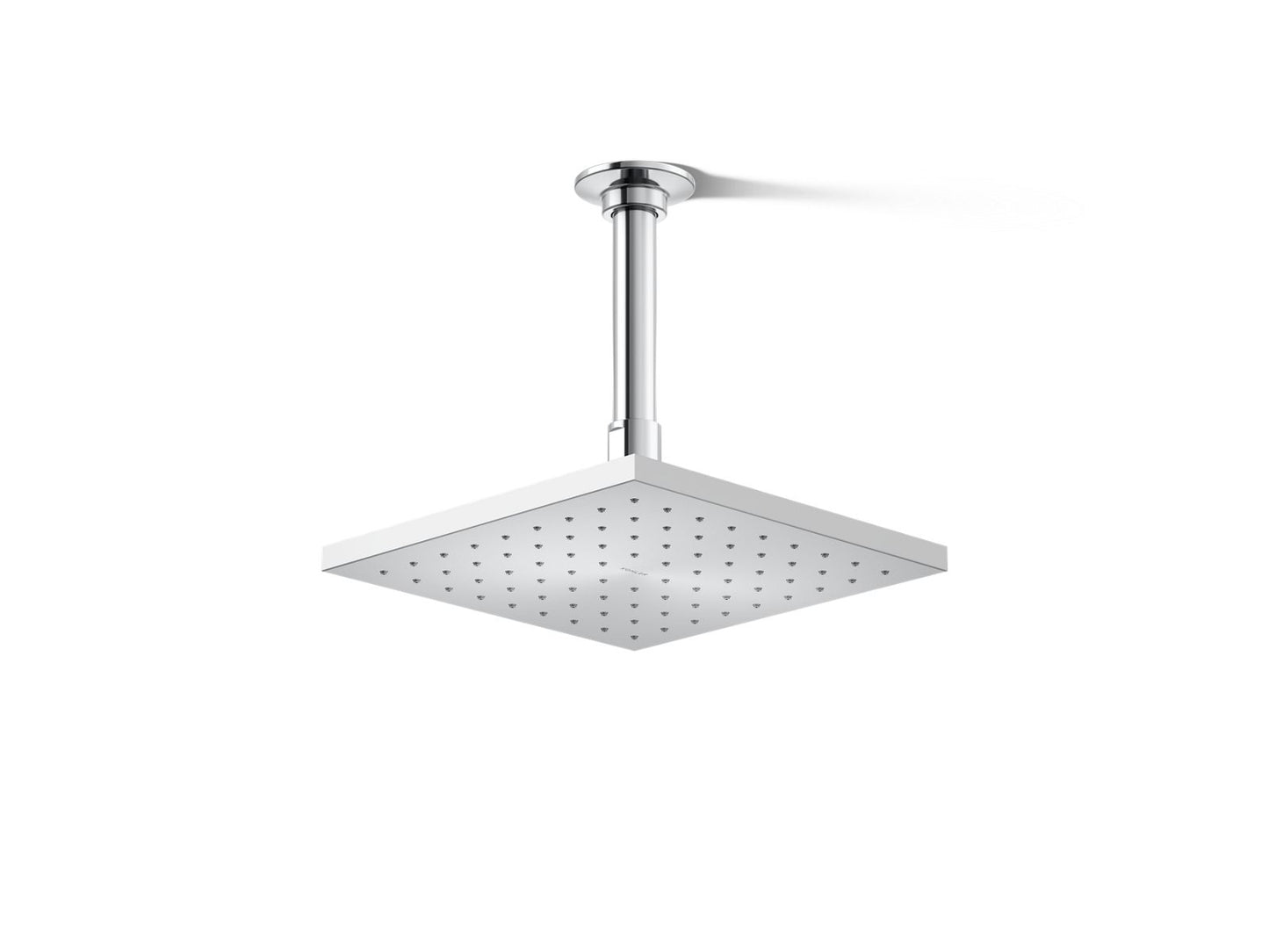 KOHLER K-13695-G-CP Contemporary Square 8" single-function rainhead, 1.75 gpm - Polished Chrome