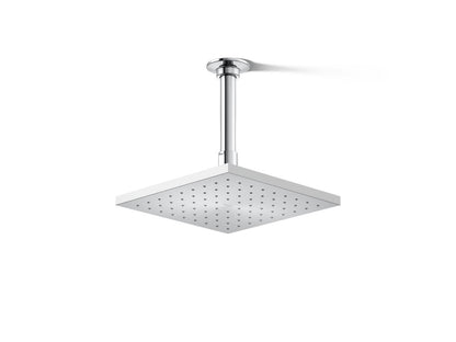 KOHLER K-13695-G-CP Contemporary Square 8" single-function rainhead, 1.75 gpm - Polished Chrome