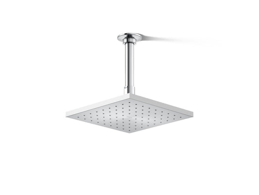 KOHLER K-13695-G-CP Contemporary Square 8" single-function rainhead, 1.75 gpm - Polished Chrome