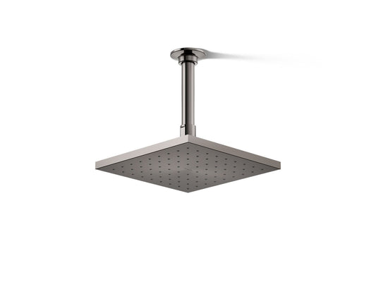KOHLER K-13695-G-TT Contemporary Square 8" single-function rainhead, 1.75 gpm - Vibrant Titanium