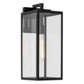 KICHLER 59112BKT Branner 17.75 Inch 1 Light Outdoor Wall Light With Clear Glass In Textured Black