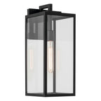 KICHLER 59112BKT Branner 17.75 Inch 1 Light Outdoor Wall Light With Clear Glass In Textured Black