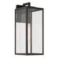 KICHLER 59112OZ Branner 17.75 Inch 1 Light Outdoor Wall Light With Clear Glass In Olde Bronze