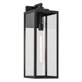KICHLER 59113BKT Branner 24 Inch 1 Light Outdoor Wall Light With Clear Glass In Textured Black