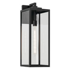 KICHLER 59113BKT Branner 24 Inch 1 Light Outdoor Wall Light With Clear Glass In Textured Black