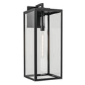KICHLER 59114BKT Branner 30 Inch 1 Light Outdoor Wall Light With Clear Glass In Textured Black